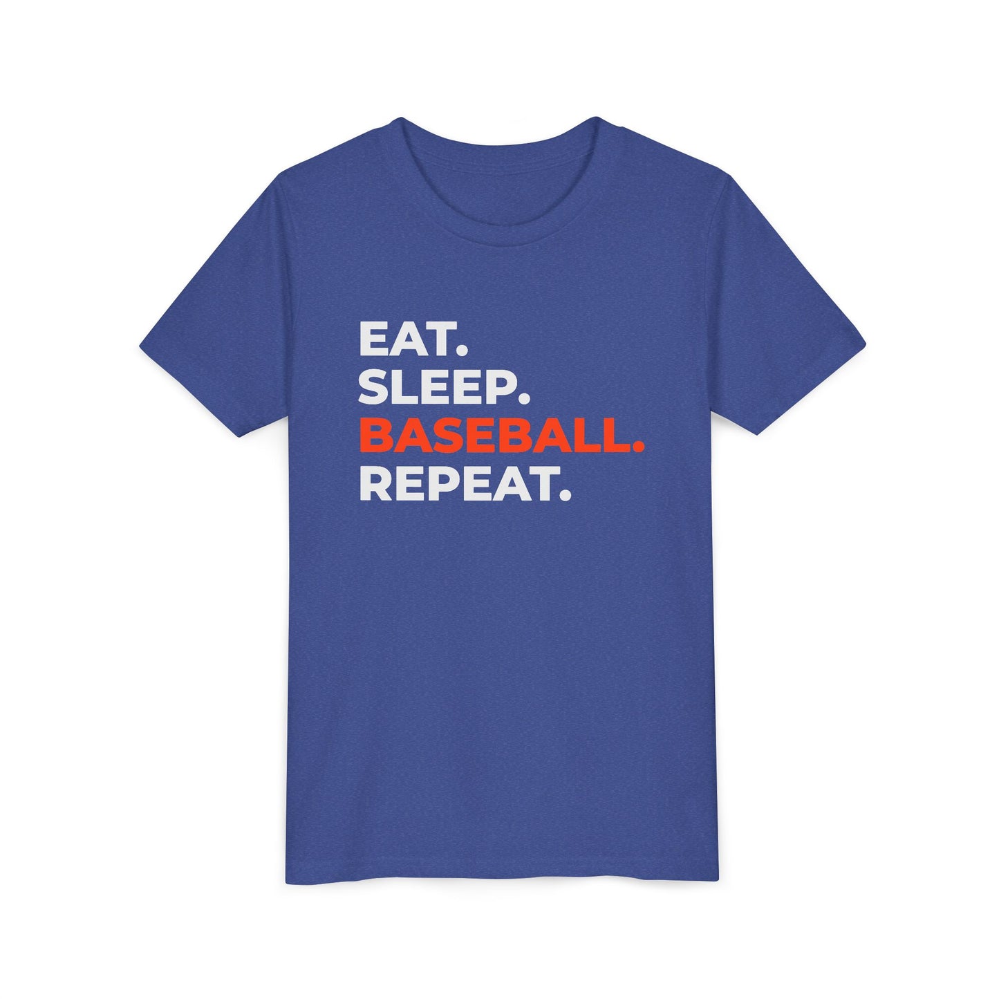 EAT. SLEEP. BASEBALL. REPEAT. – Youth Tee