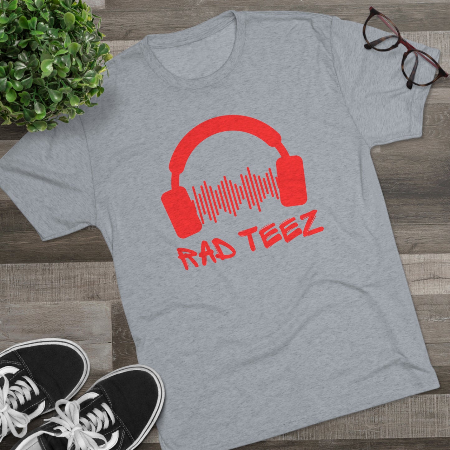 Rad Teez Unisex Tri-Blend Crew Tee
