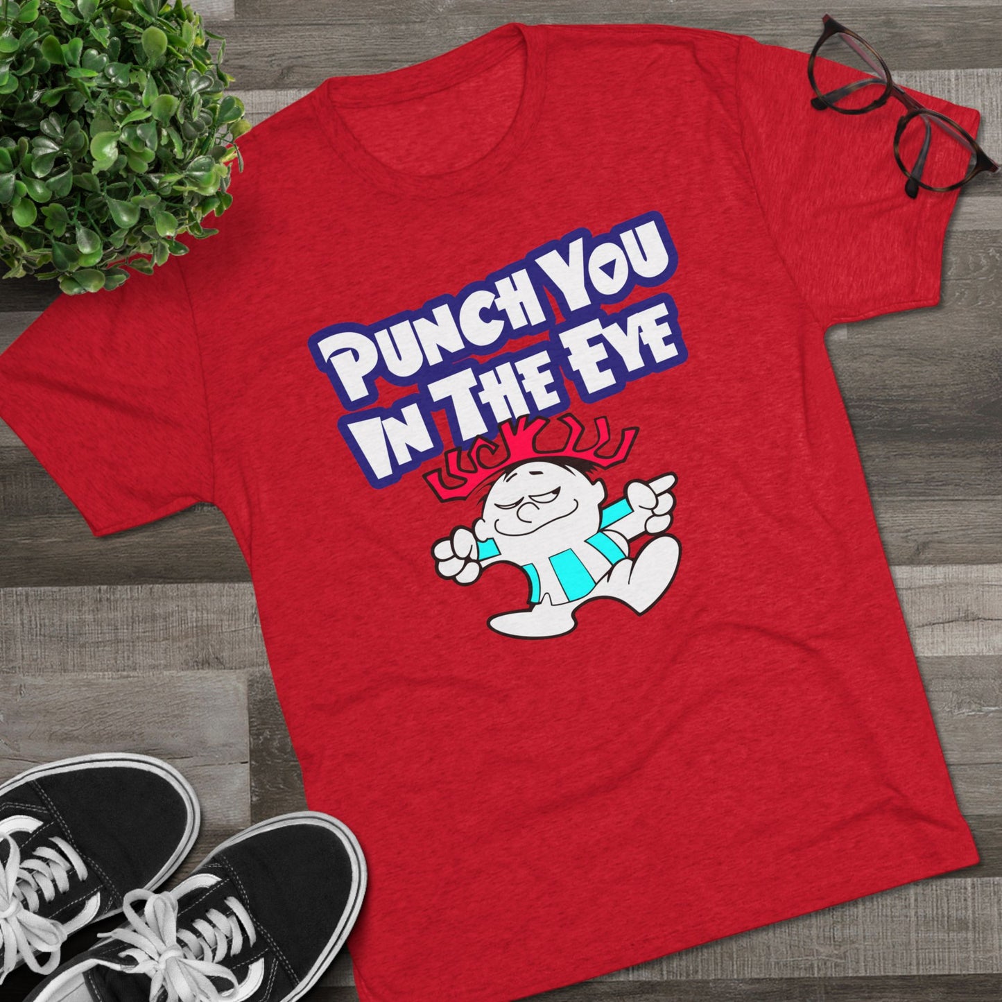PYITE Unisex Tri-Blend Crew Tee