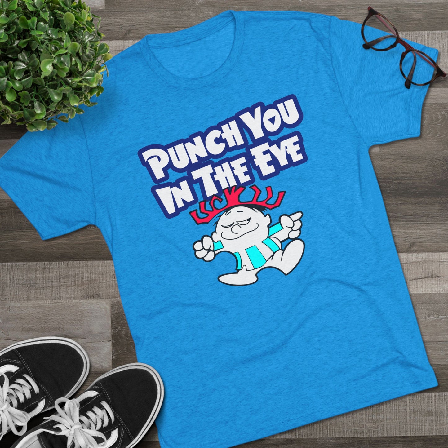PYITE Unisex Tri-Blend Crew Tee