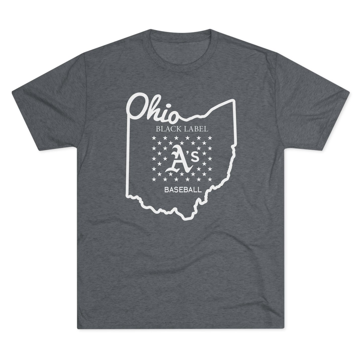 Black Label Athletics Ohio Unisex Tri-Blend Tee