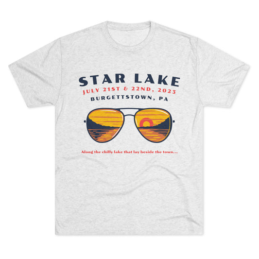 Star Lake Shades Unisex Tri-Blend Crew Tee