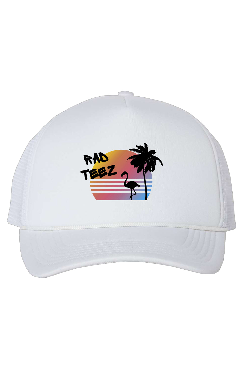 Rad Teez Sunset Flamingo Foam Trucker Cap