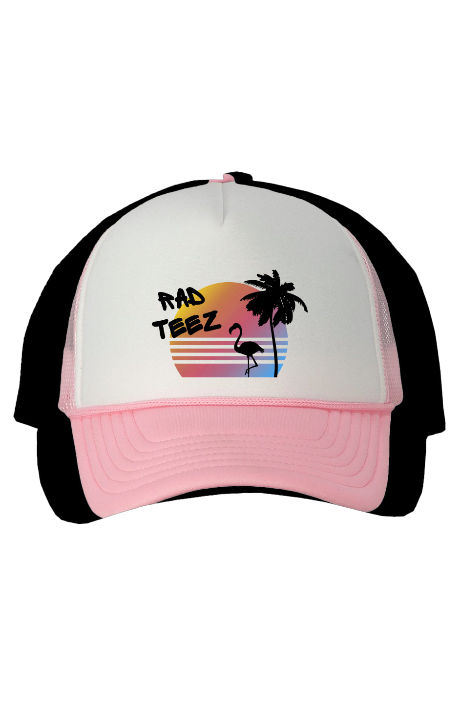 Rad Teez Sunset Flamingo Foam Trucker Cap