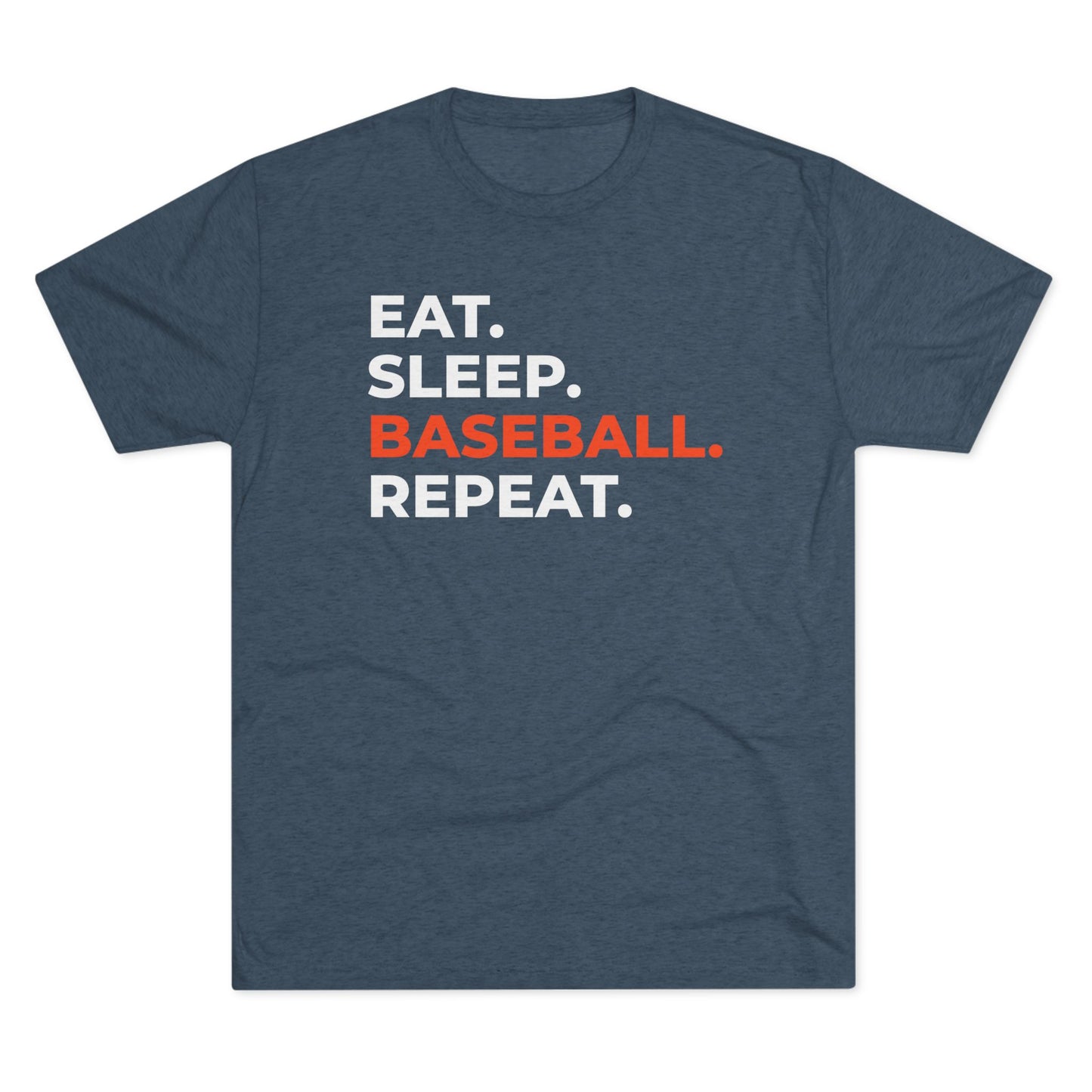 Eat. Sleep. Baseball. Repeat. Unisex Baseball Tee