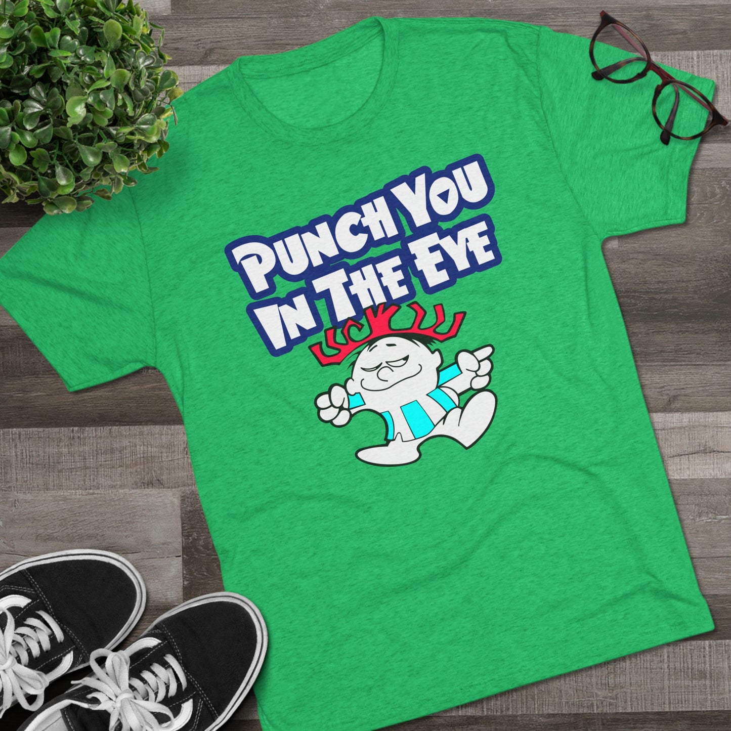 PYITE Unisex Tri-Blend Crew Tee