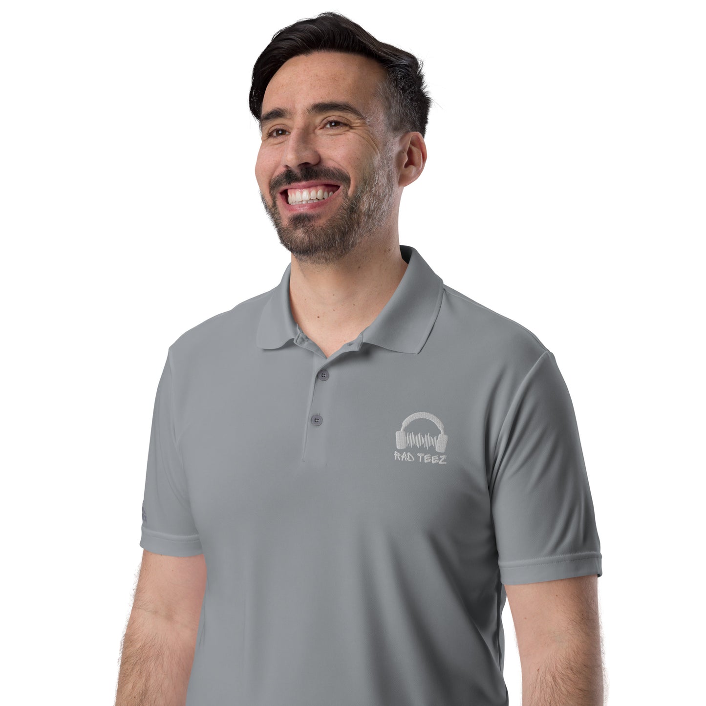 Rad Teez adidas performance polo shirt