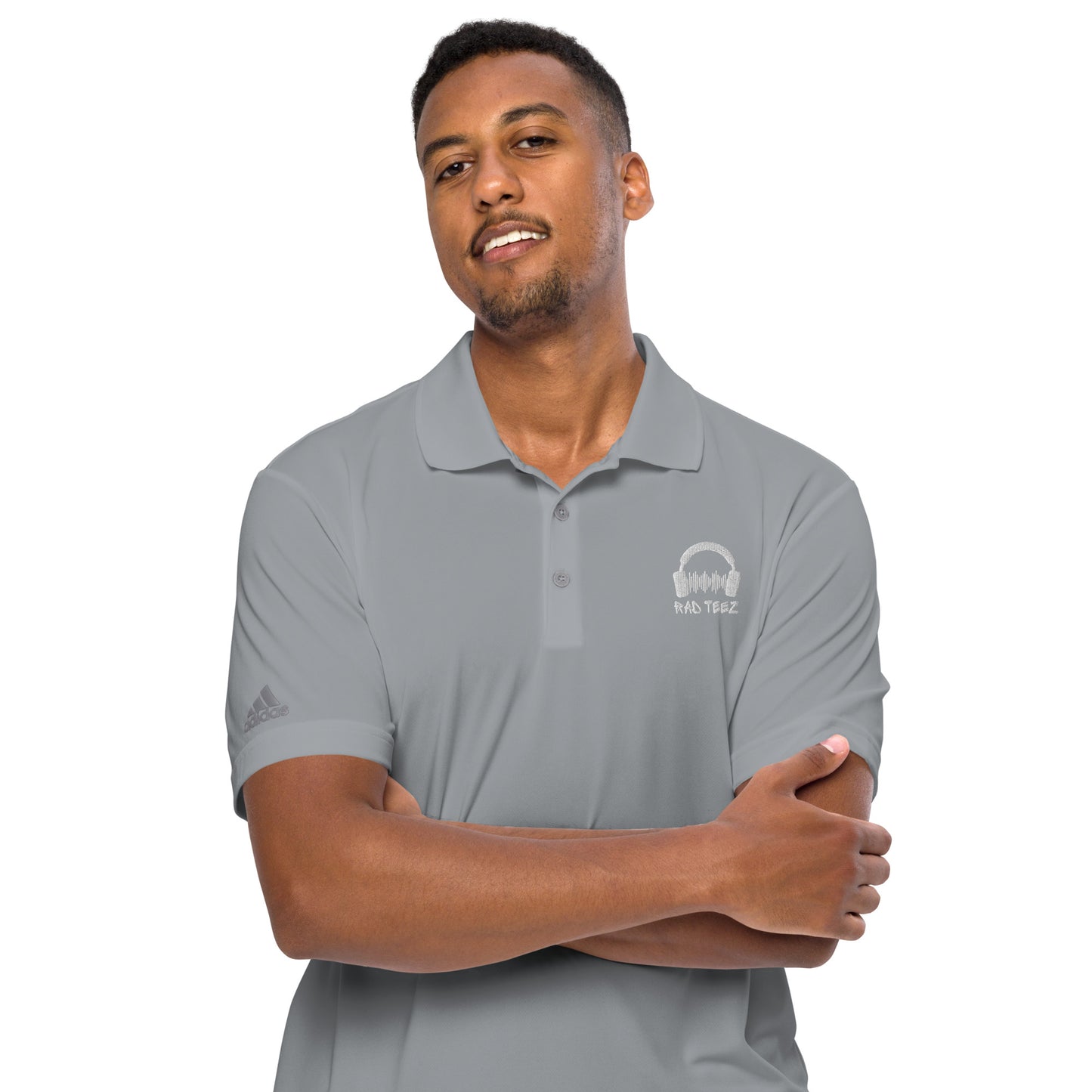 Rad Teez adidas performance polo shirt