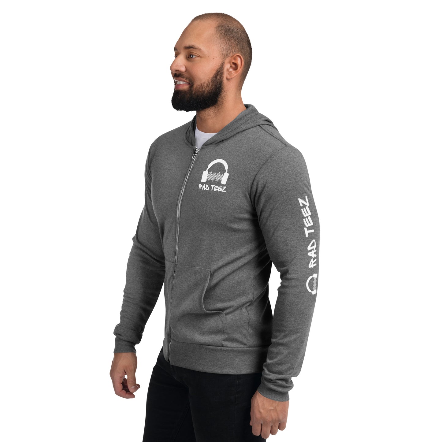 Rad Teez Unisex Lightweight Zip Hoodie