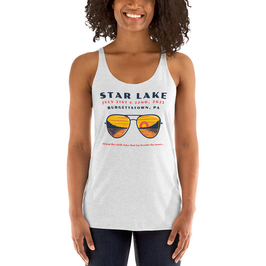 Star Lake Shades Women's Racerback Tank