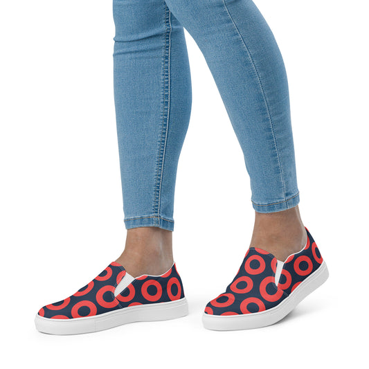 Donut Women’s slip-on canvas shoes