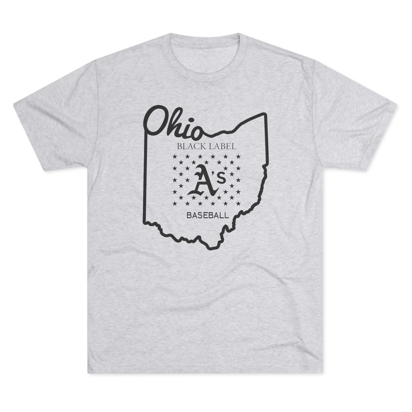 Black Label Athletics Ohio Unisex Tri-Blend Tee