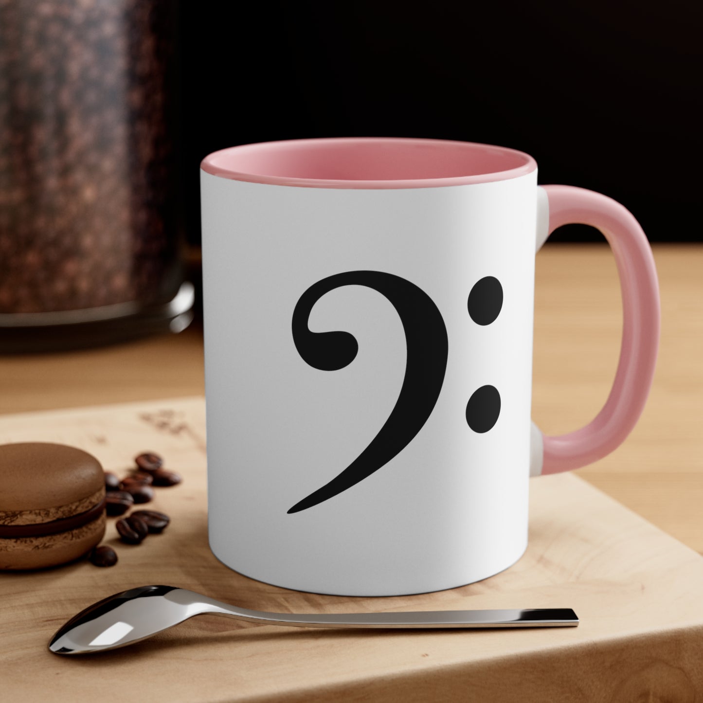 Bass Clef Accent Coffee Mug, 11oz