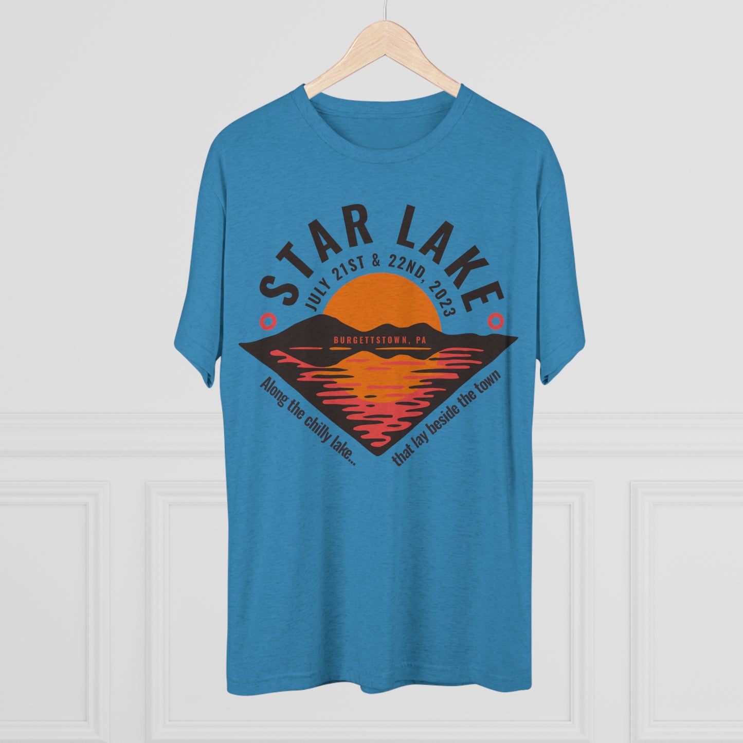 Star Lake Lakeside Unisex Tri-Blend Crew Tee