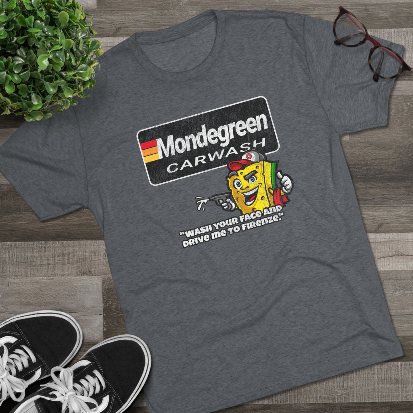 Mondegreen Carwash Unisex Tri-Blend Crew Tee