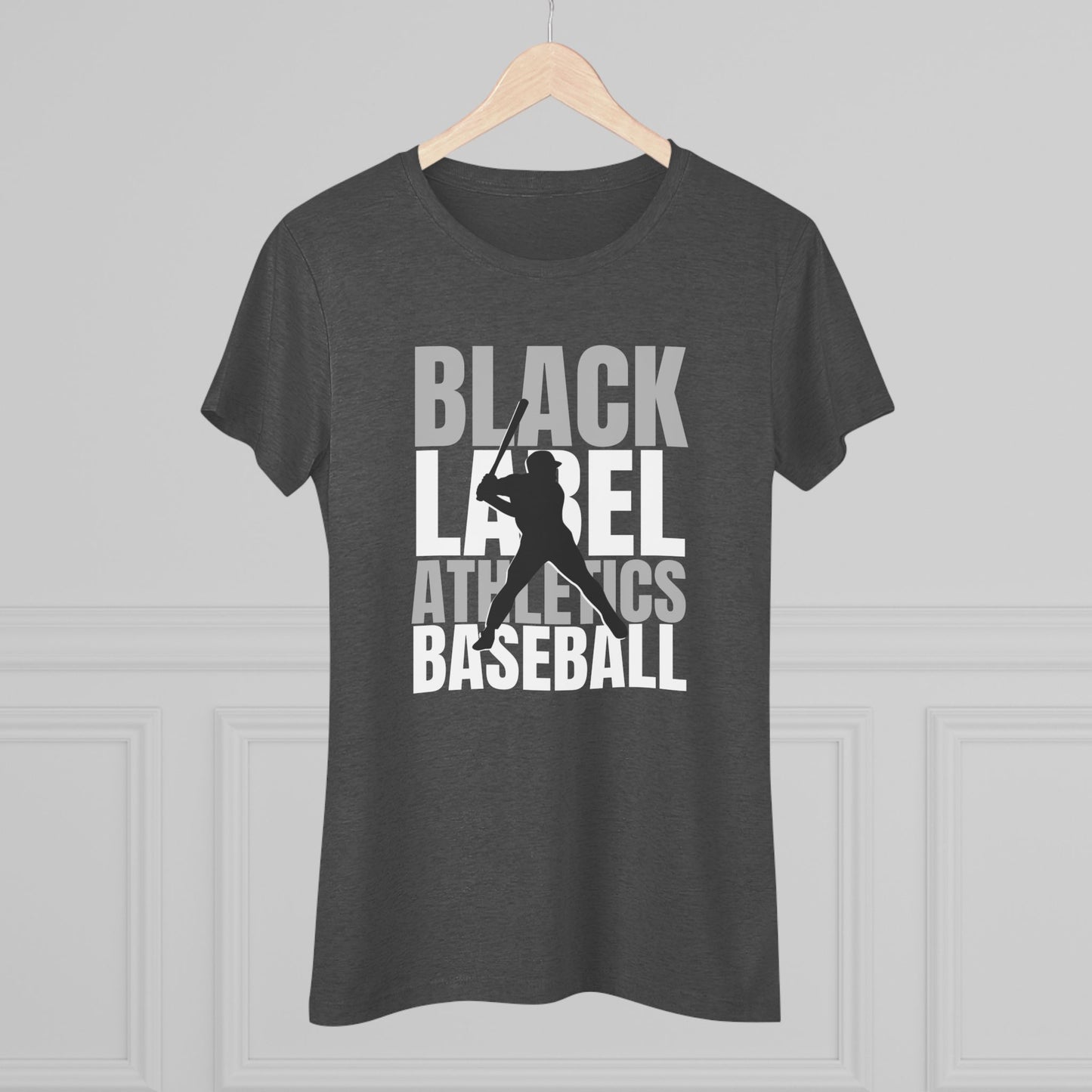 Black Label Athletics Women’s Triblend Tee – Hitter Edition