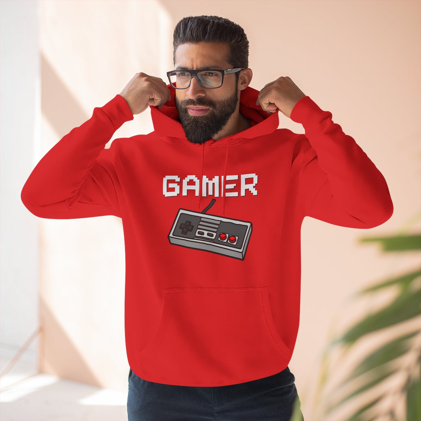 NIN Gamer Fleece Hoodie by Rad Teez