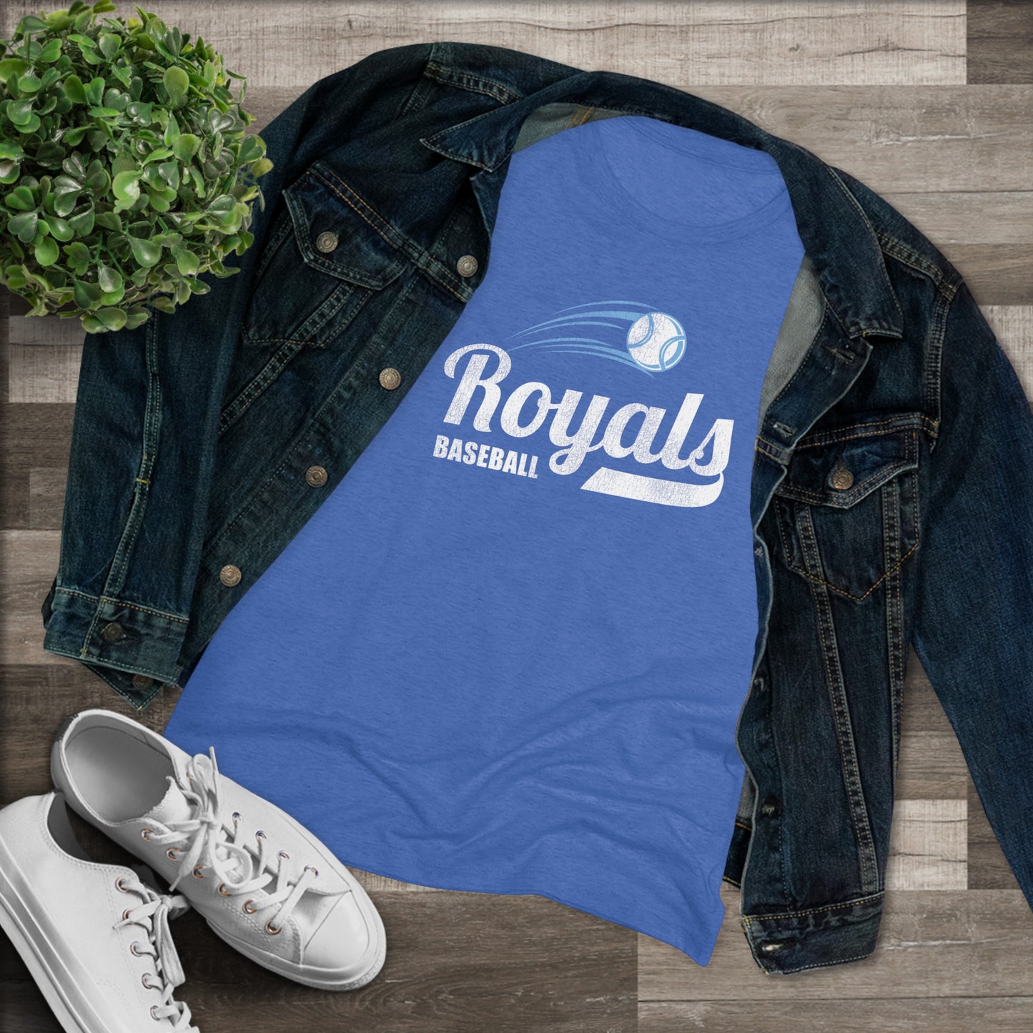 Royals Baseball Women's Triblend Tee