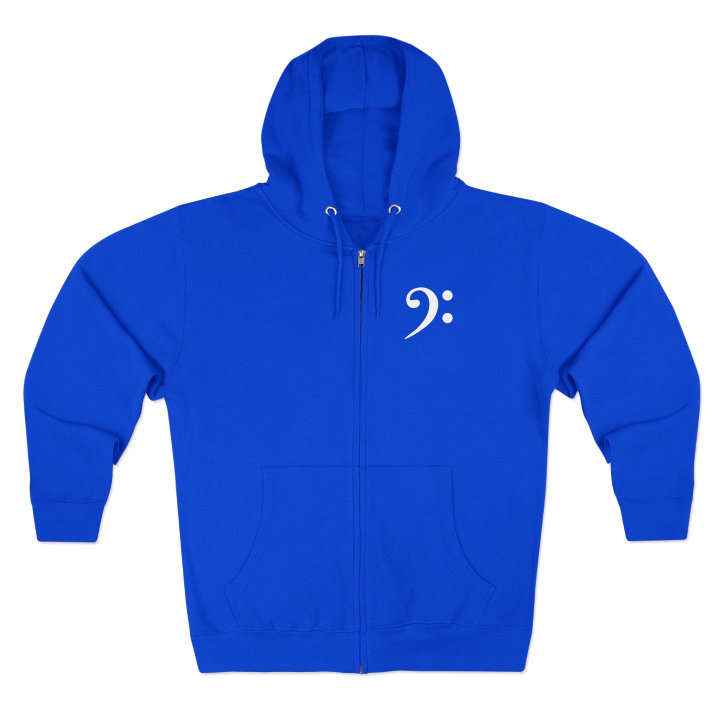 Bass Clef Zip Hoodie