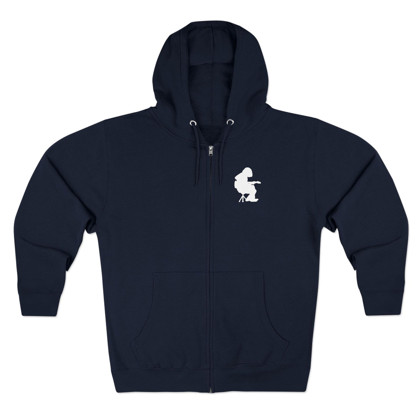 Houser Silhouette Unisex Zip Hoodie