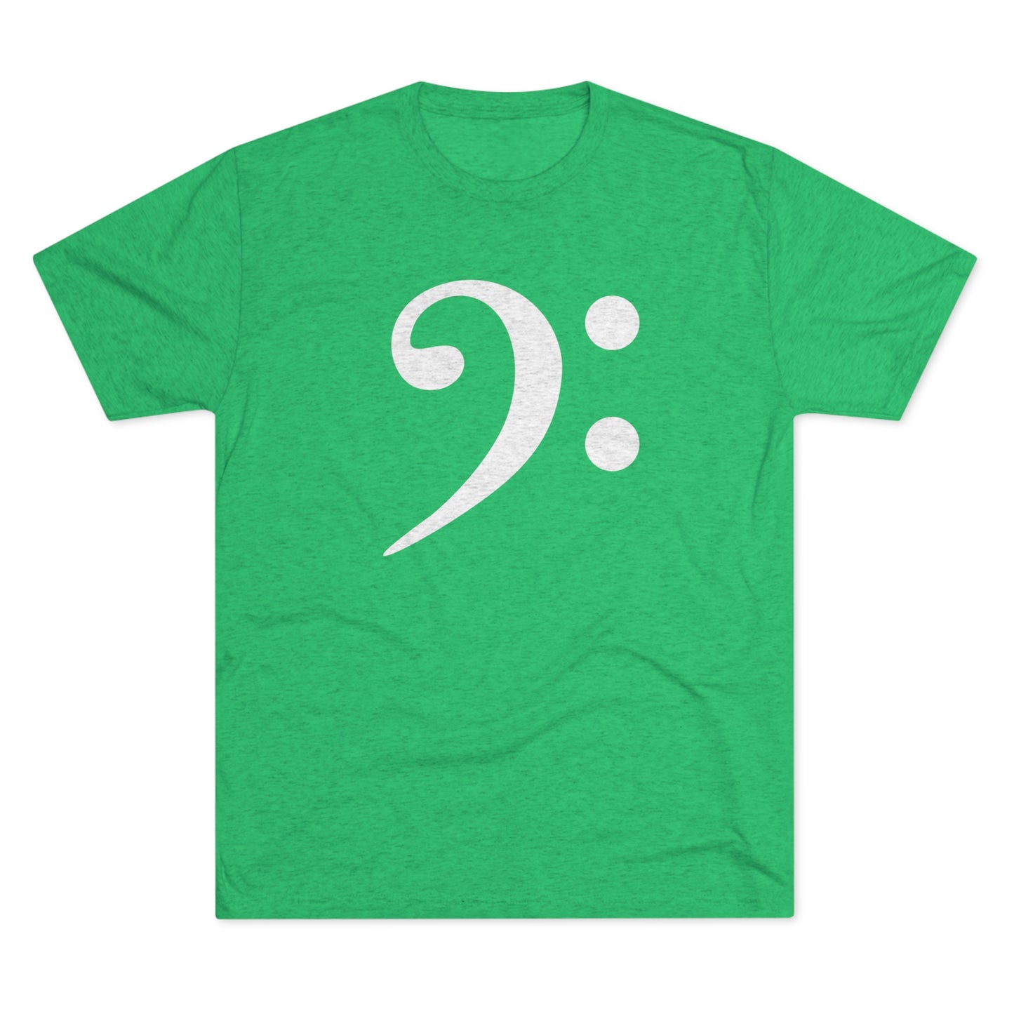 Bass Clef Unisex Tri-Blend Crew Tee