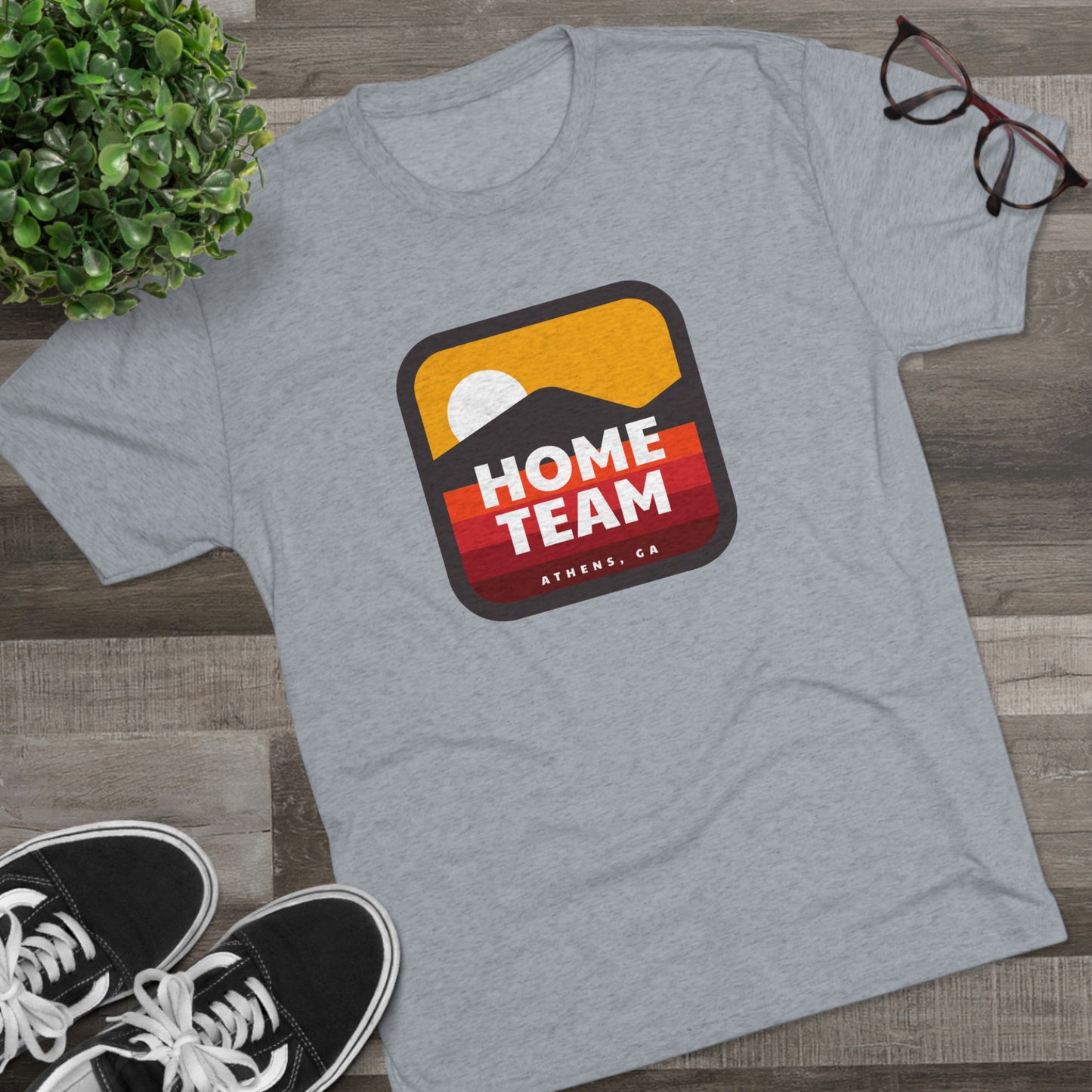 Home Team Sunset Unisex Tri-Blend Crew Tee