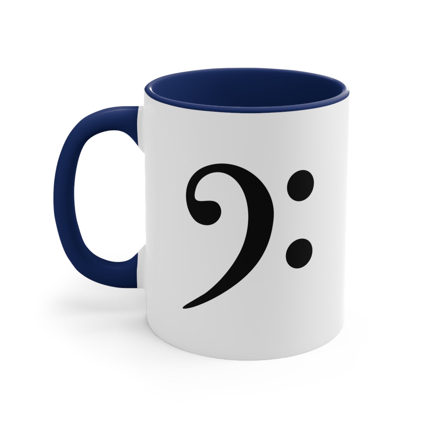 Bass Clef Accent Coffee Mug, 11oz