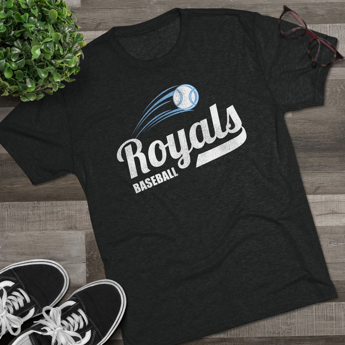 Royals Baseball Unisex Tri-Blend Crew Tee