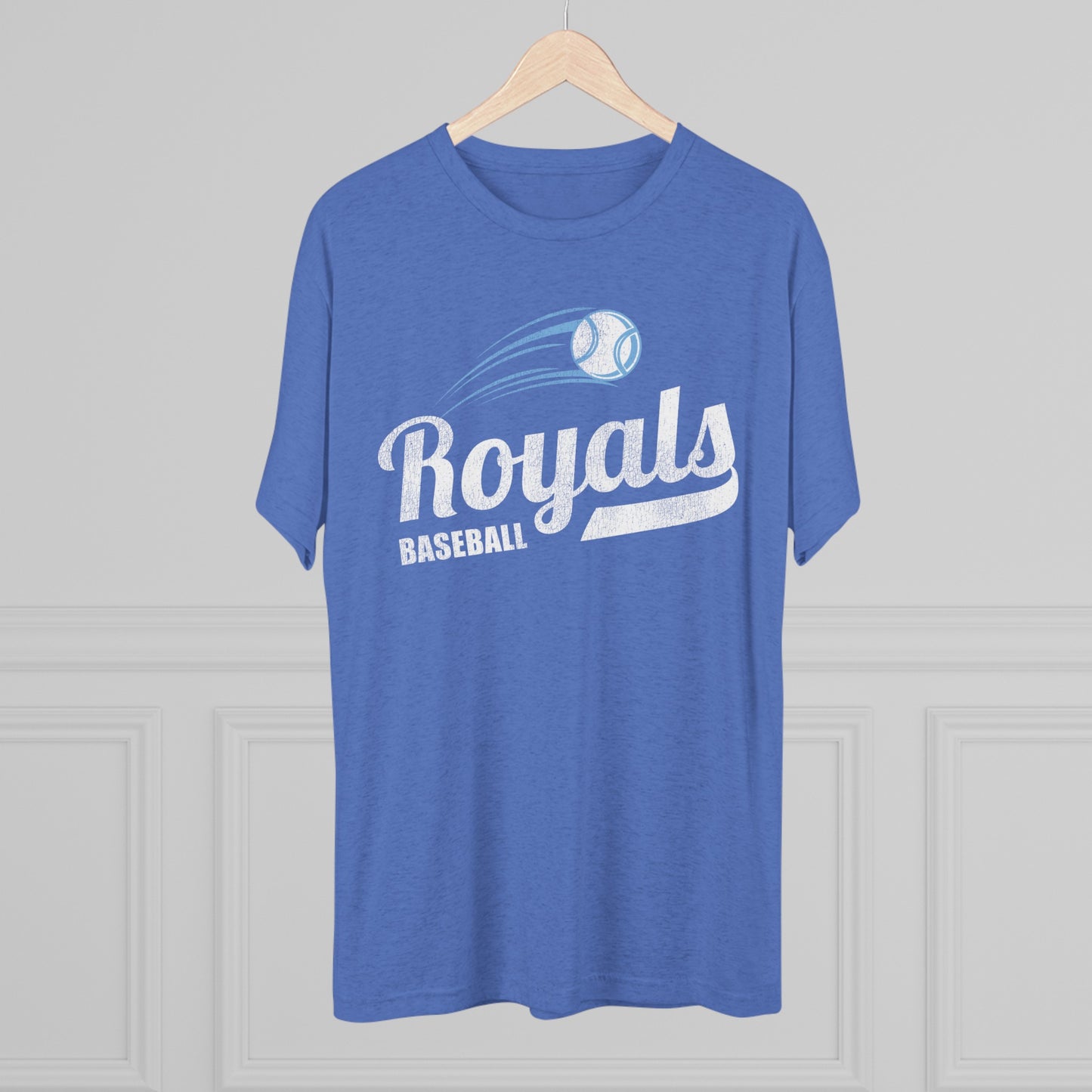 Royals Baseball Unisex Tri-Blend Crew Tee