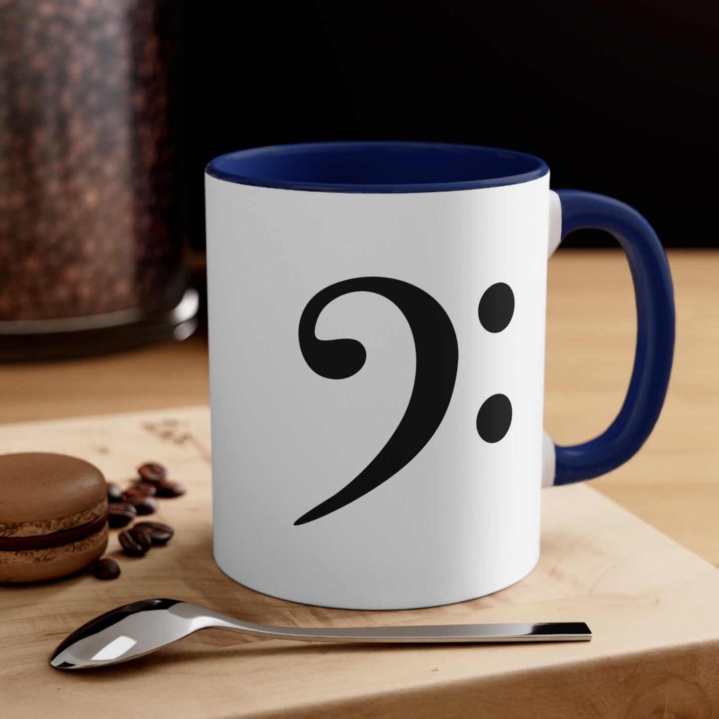 Bass Clef Accent Coffee Mug, 11oz