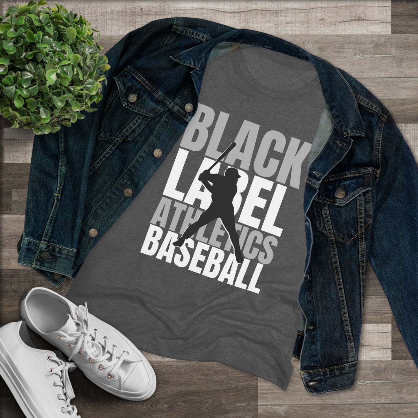 Black Label Athletics Women’s Triblend Tee – Hitter Edition