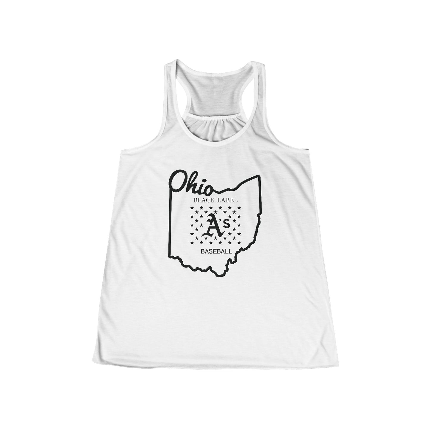 Black Label Athletics Ohio Women’s Flowy Racerback Tank