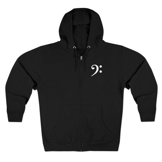 Bass Clef Zip Hoodie