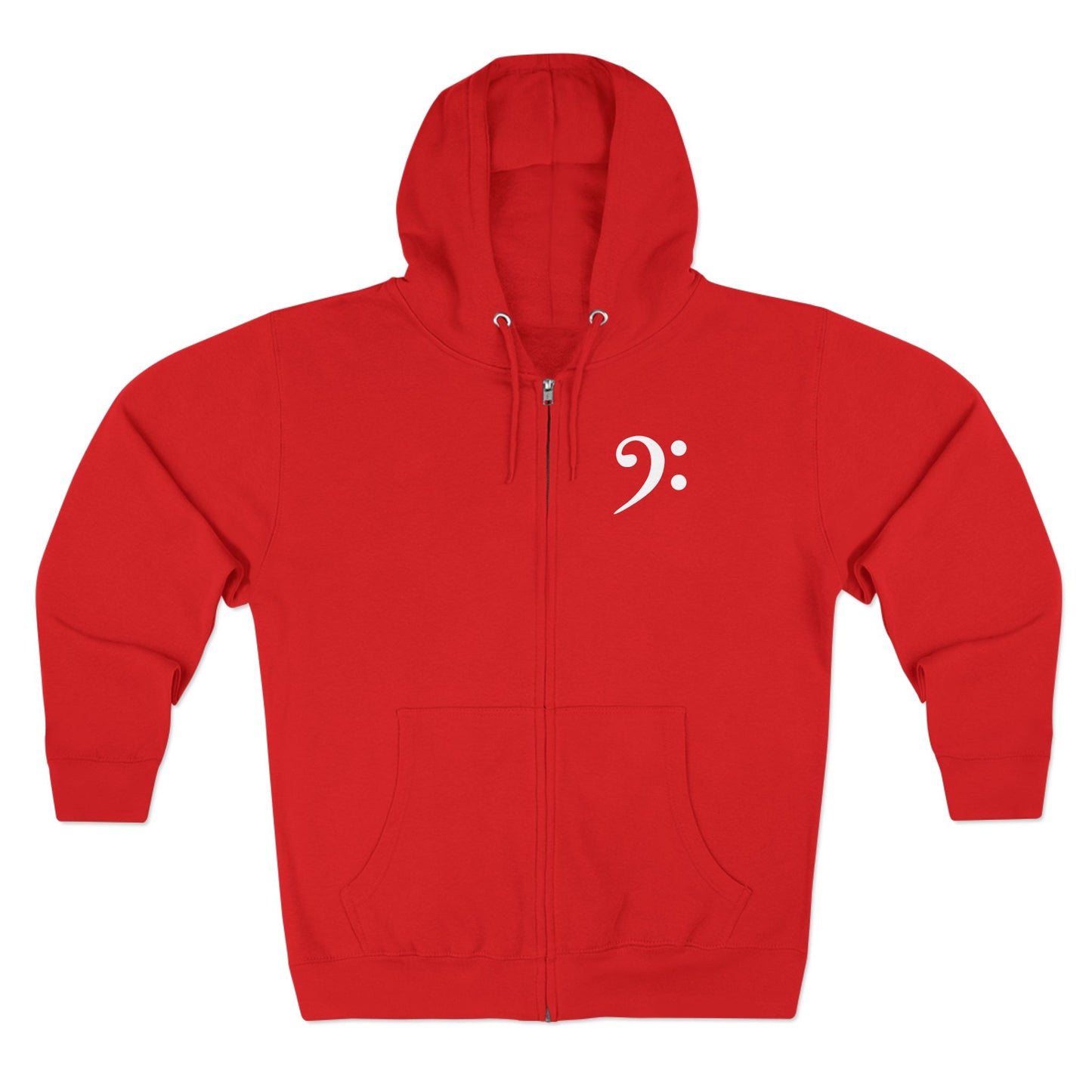 Bass Clef Zip Hoodie