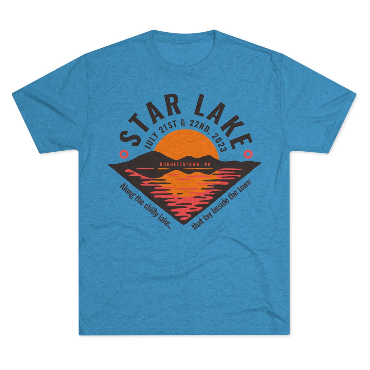 Star Lake Lakeside Unisex Tri-Blend Crew Tee