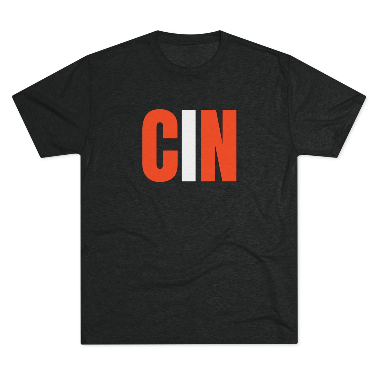 CIN Cincy Football Unisex Tri-Blend Crew Tee