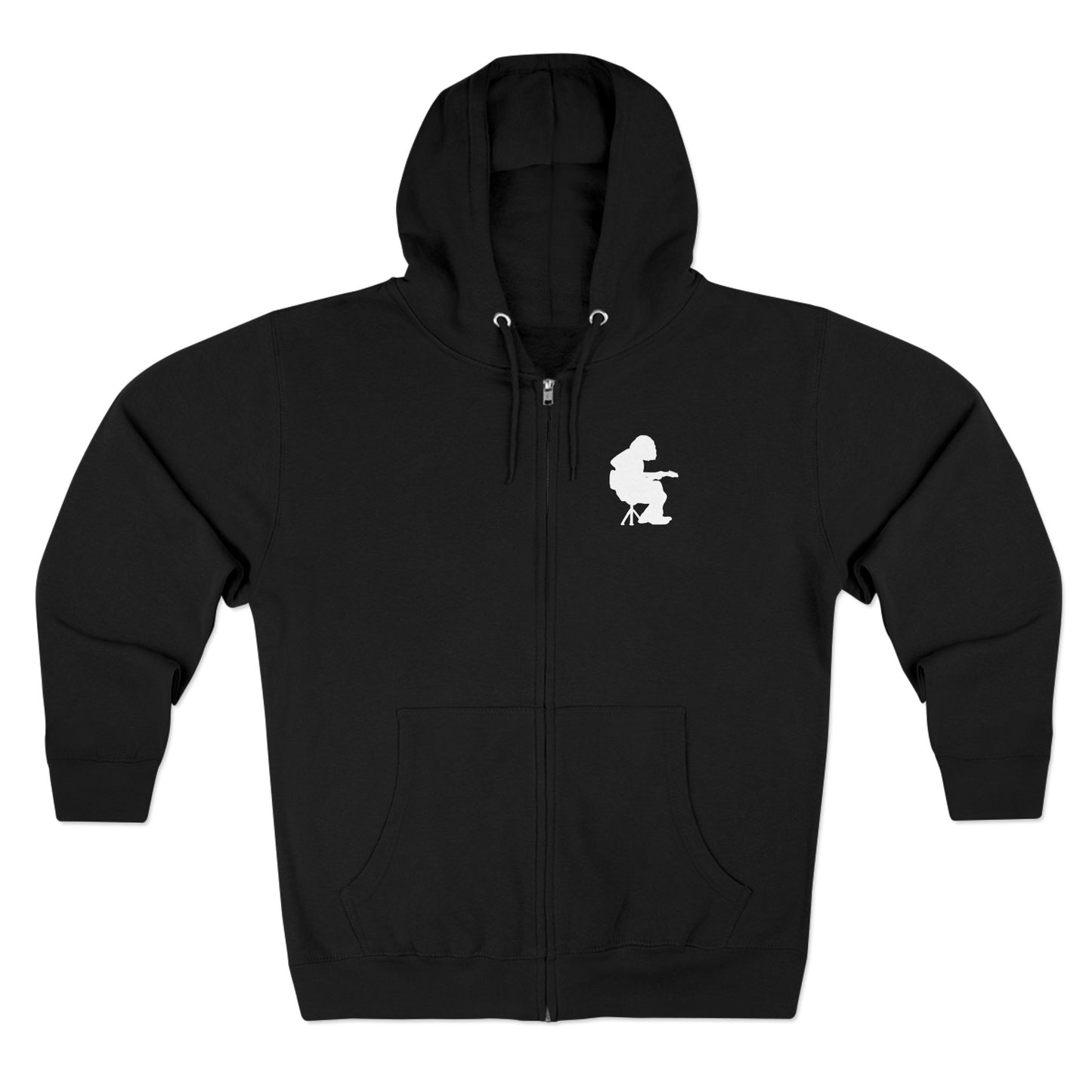 Houser Silhouette Unisex Zip Hoodie