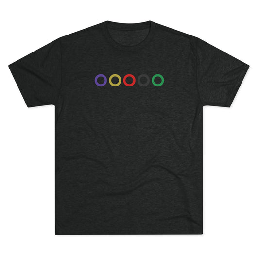 BEADG Color Ring Unisex Tri-Blend Crew Tee