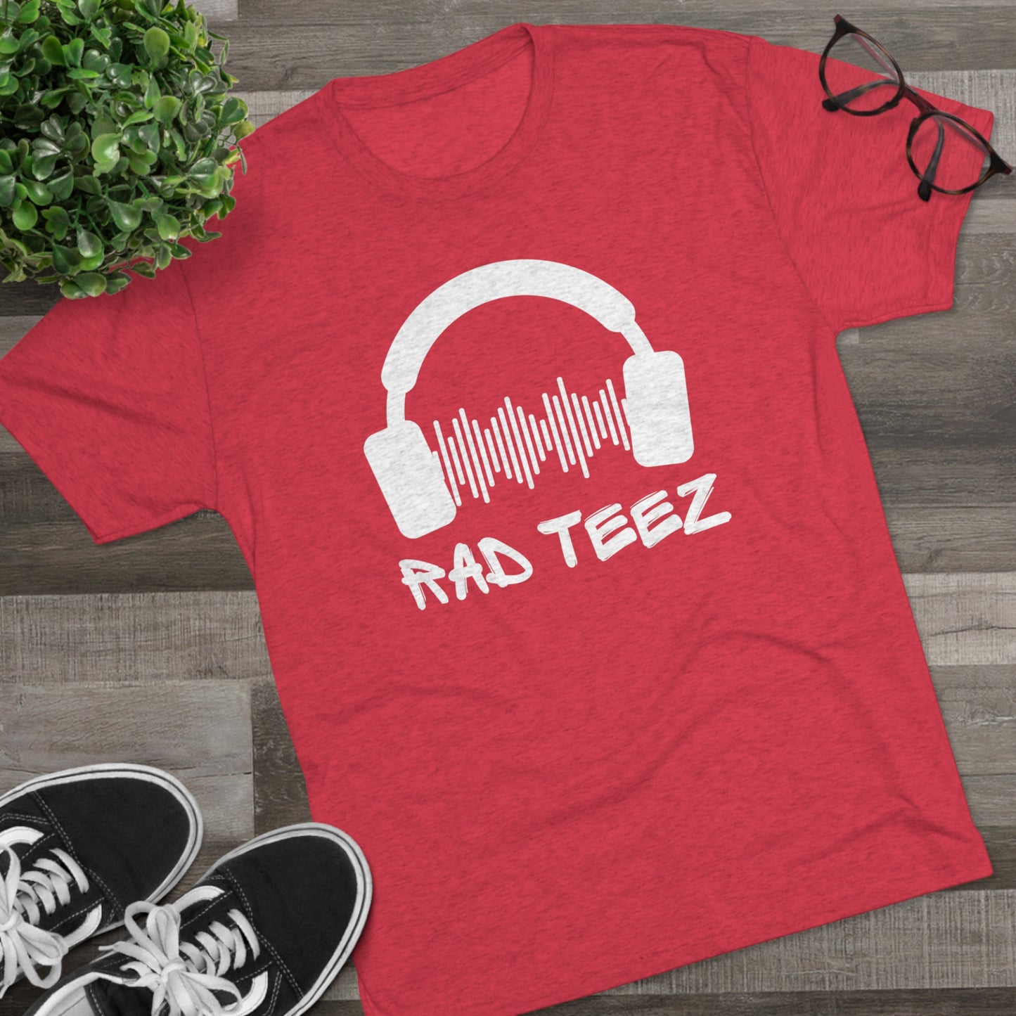 Rad Teez Unisex Tri-Blend Crew Tee