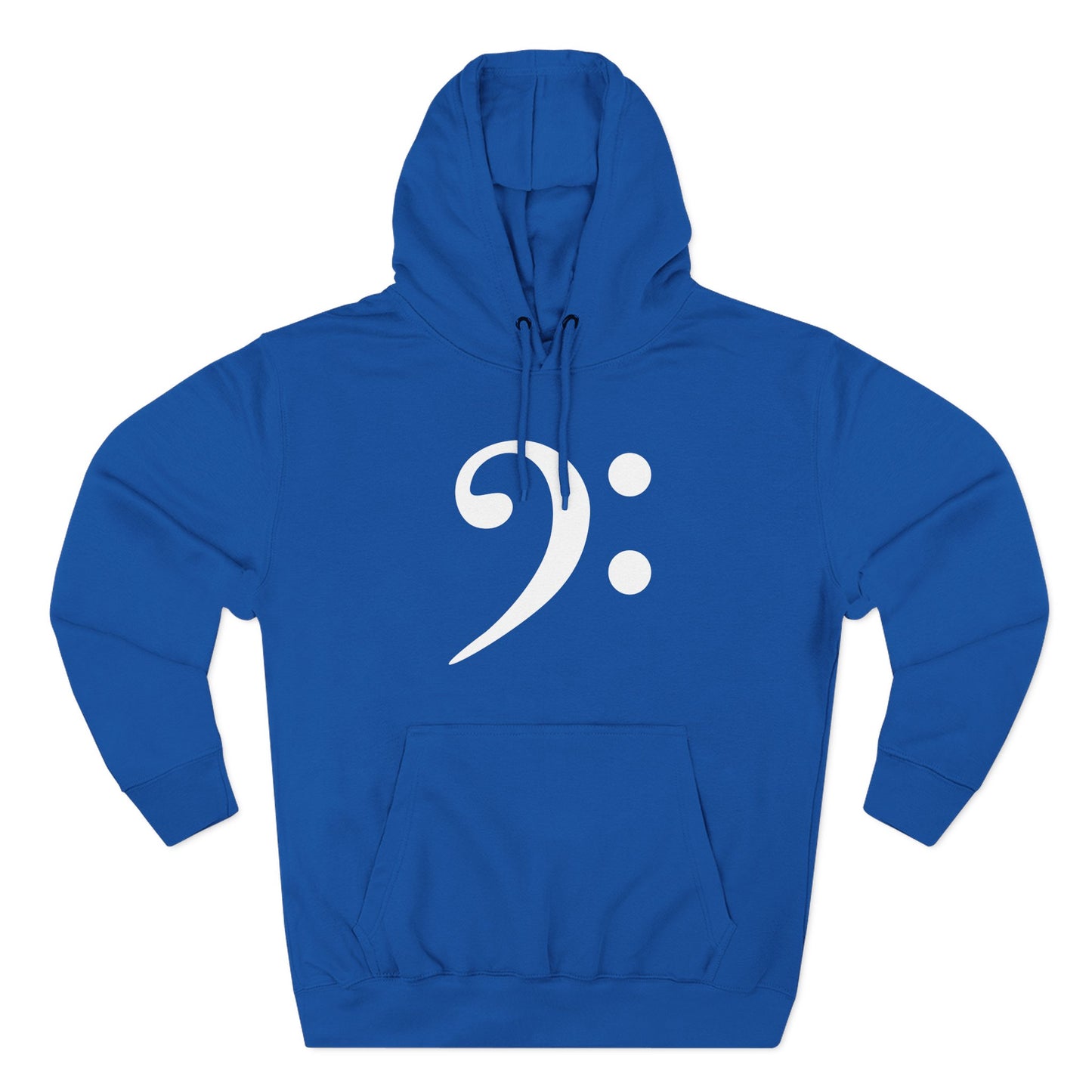 Bass Clef Fleece Pullover Hoodie