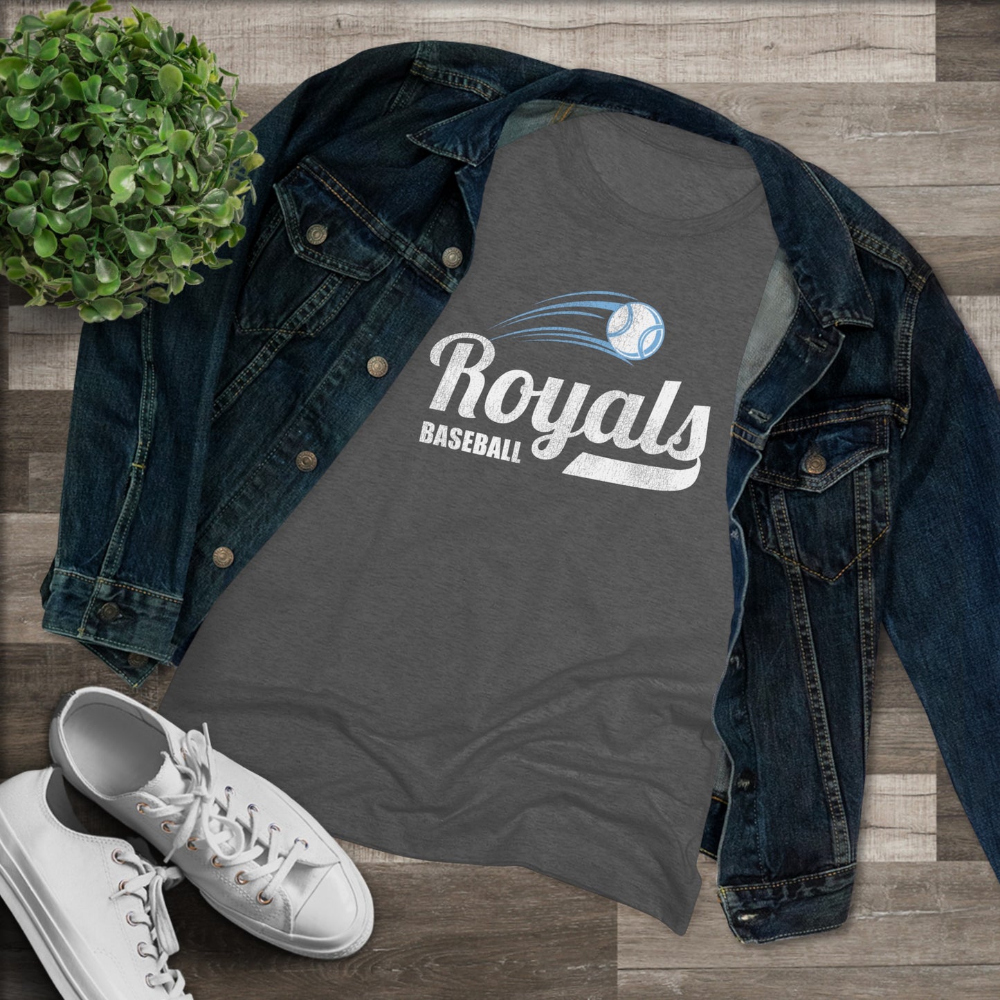 Royals Baseball Women's Triblend Tee