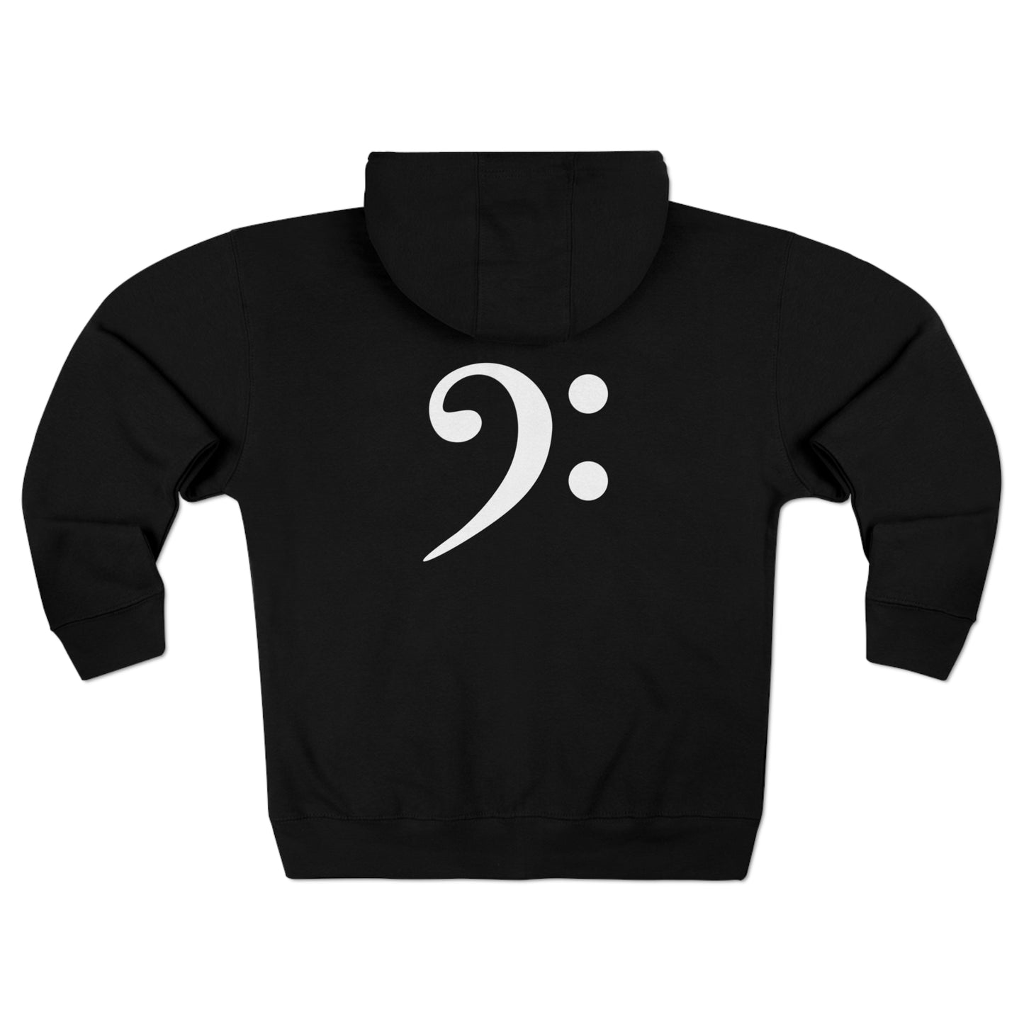 Bass Clef Unisex Zip Hoodie