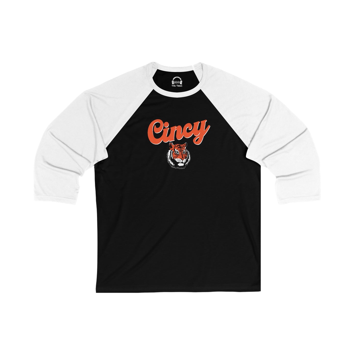 Cincy Tiger Unisex 3\4 Sleeve Baseball Tee