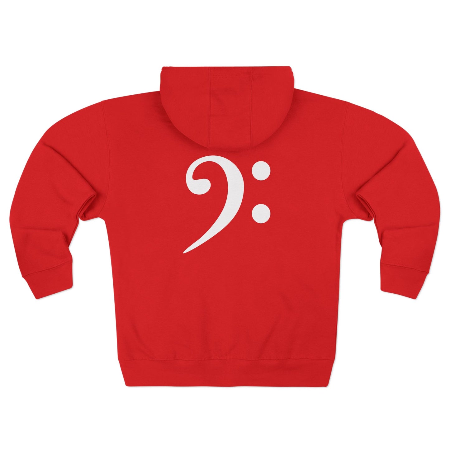 Bass Clef Zip Hoodie