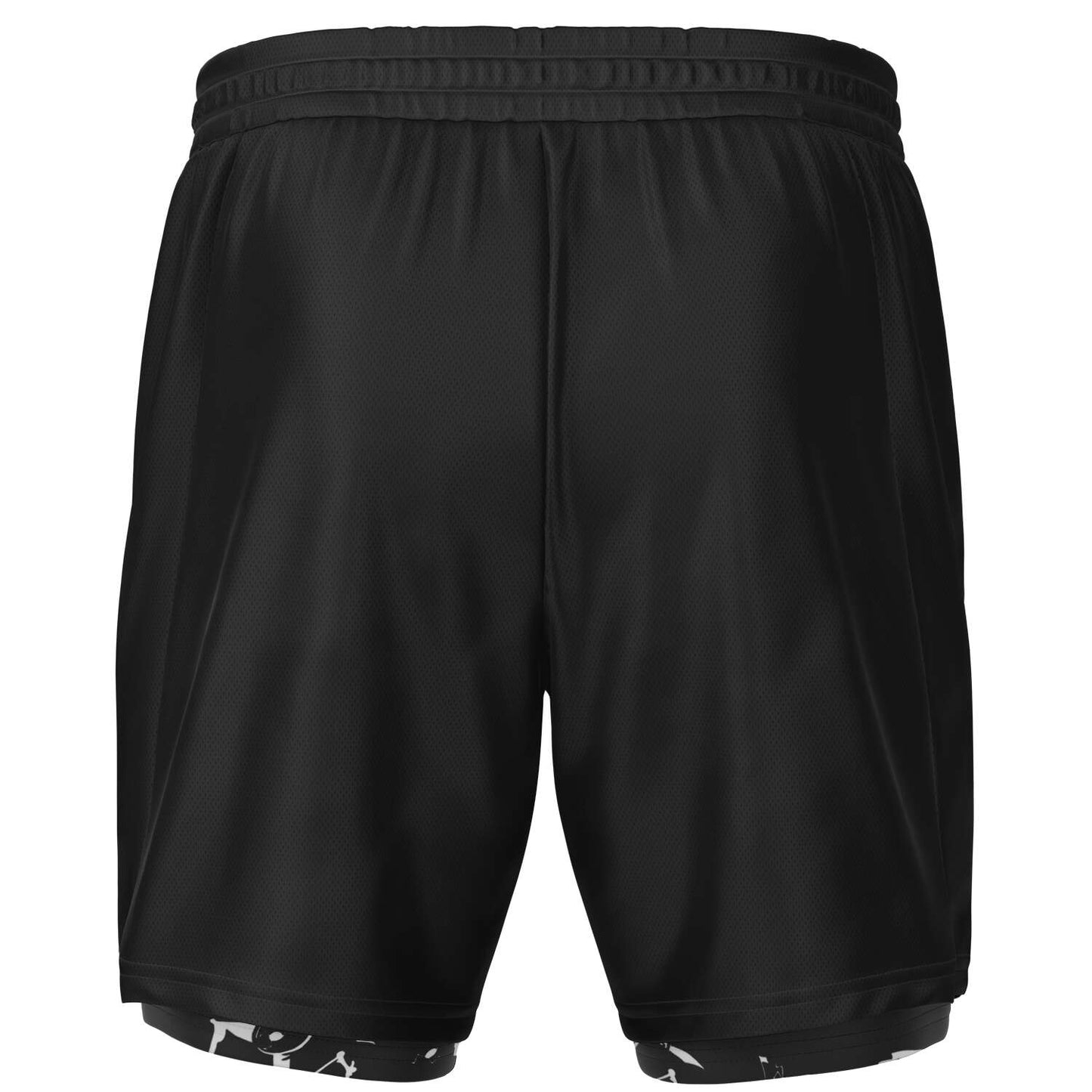 Note Eater Men's 2-in-1 Shorts - AOP