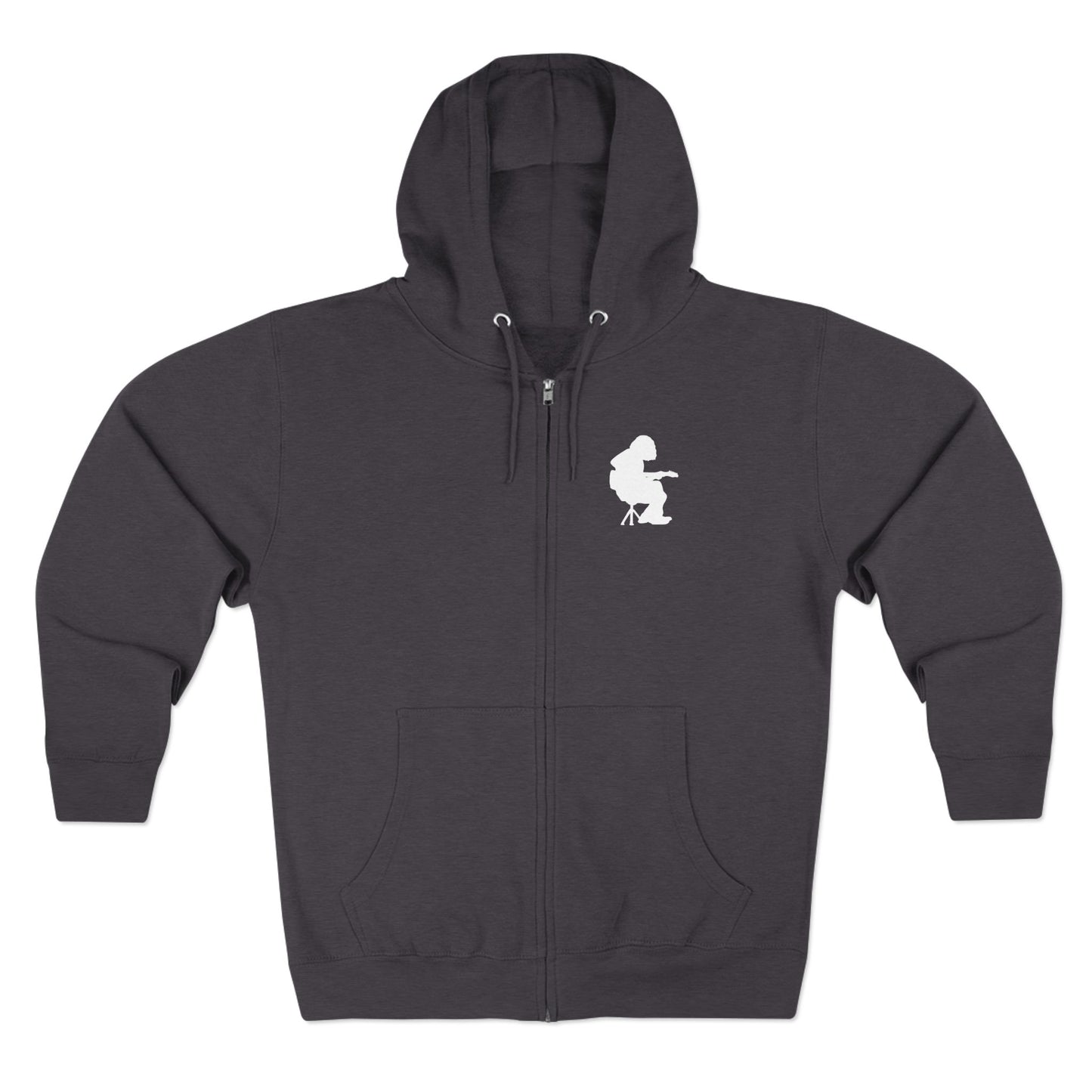 Houser Silhouette Unisex Zip Hoodie