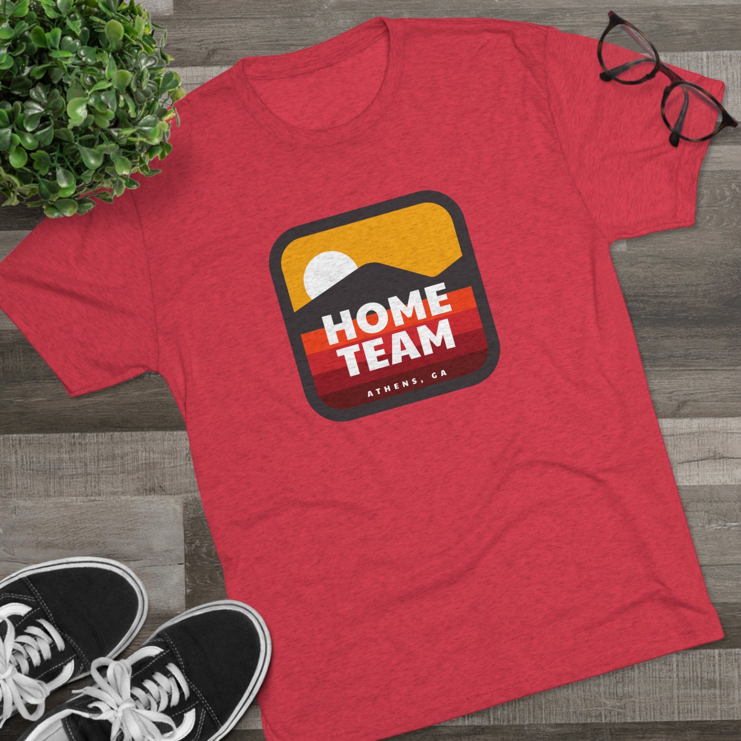 Home Team Sunset Unisex Tri-Blend Crew Tee