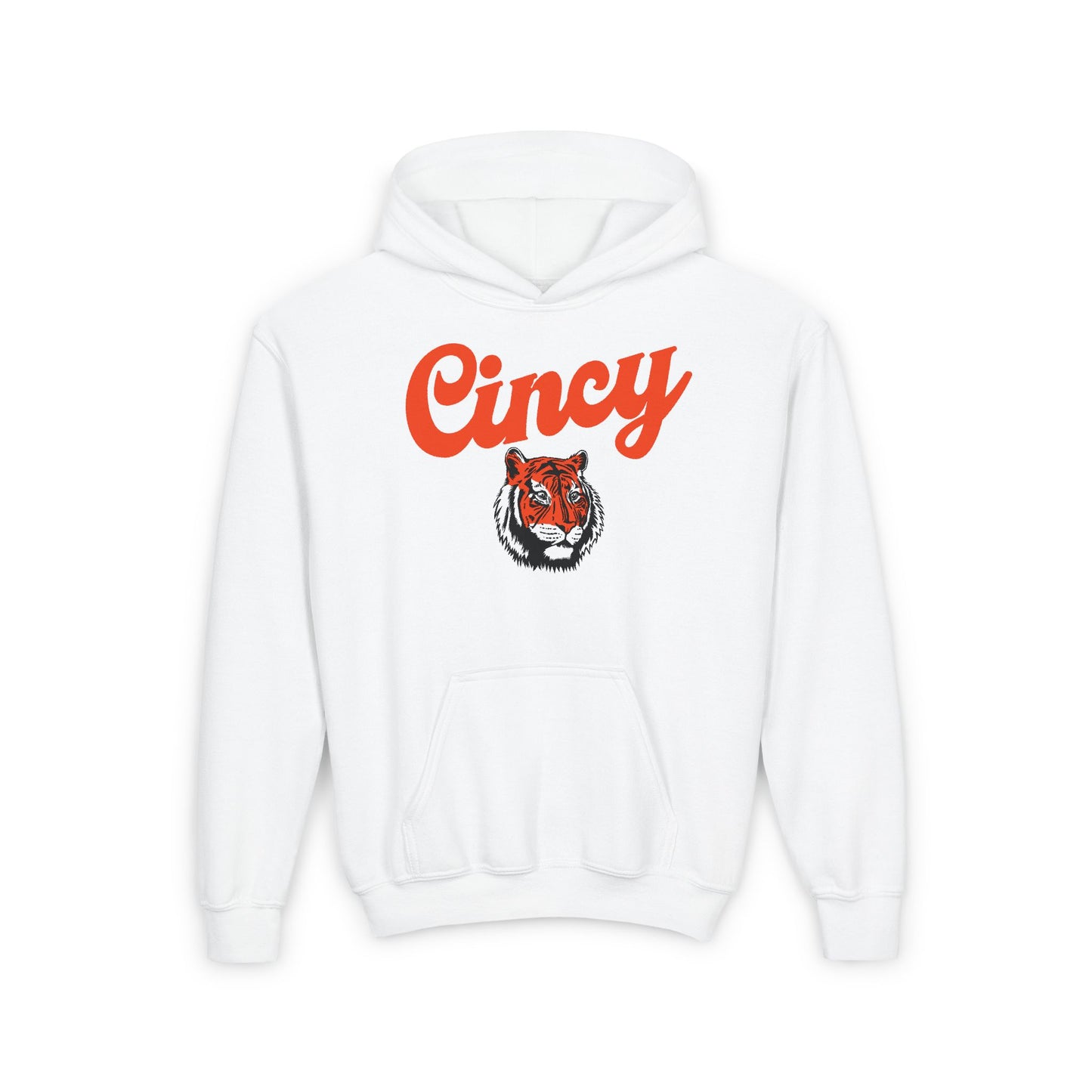 Cincy Football Tiger Youth Heavy Blend Hooded Sweatshirt