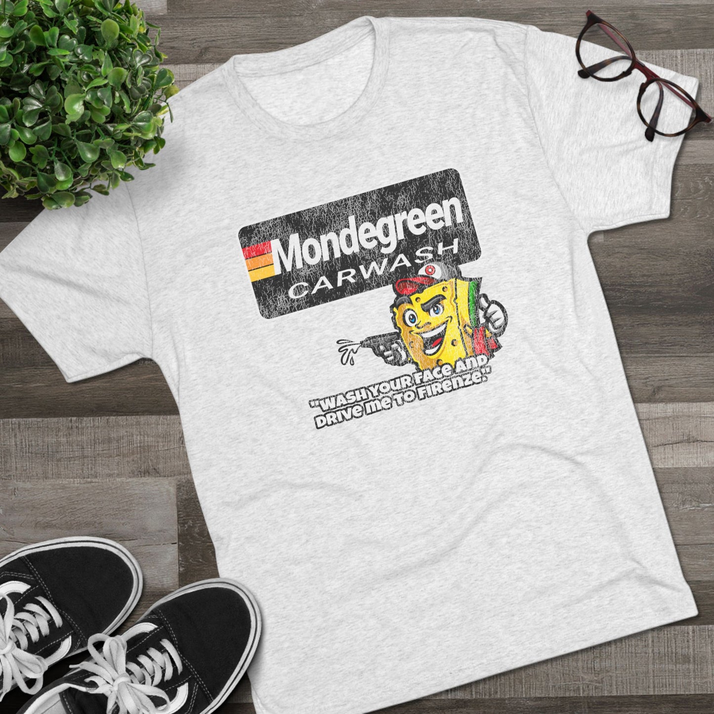 Mondegreen Carwash Unisex Tri-Blend Crew Tee