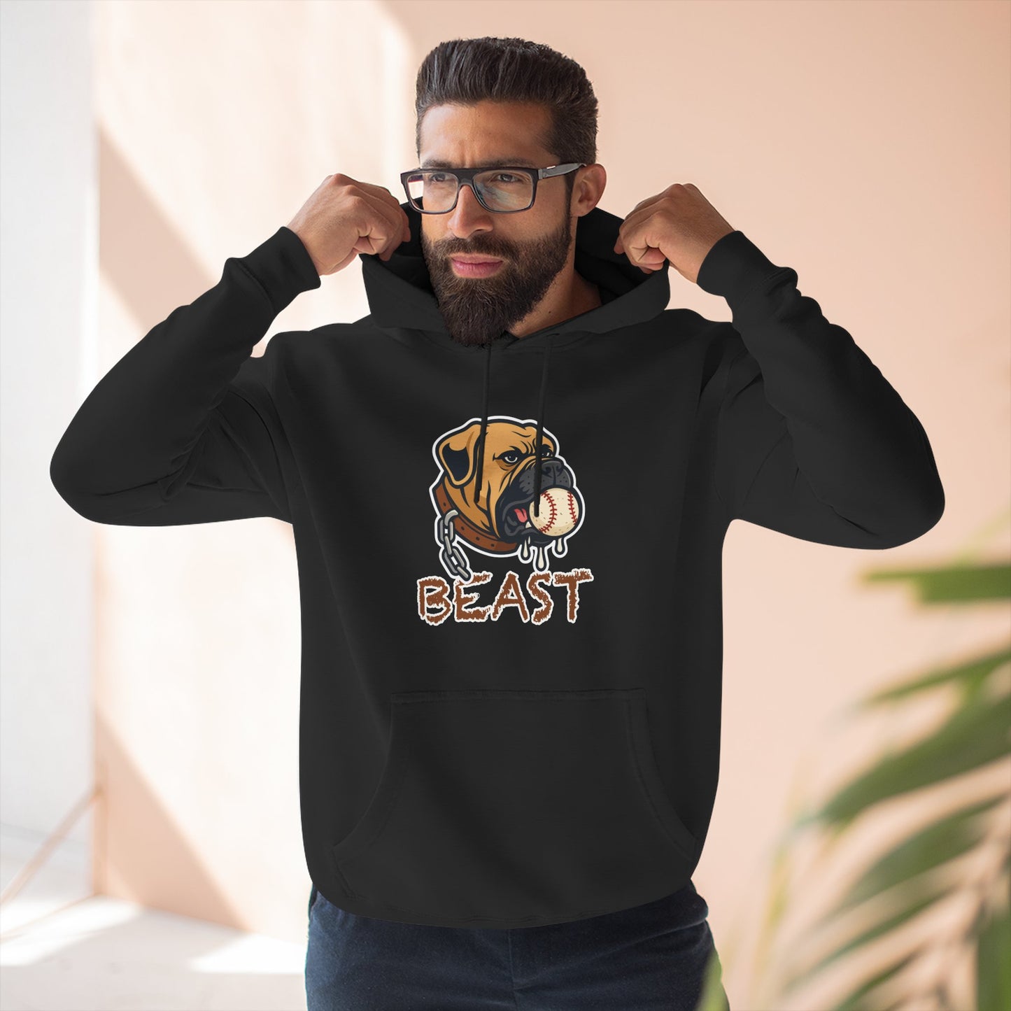 Beast Baseball Fleece Hoodie